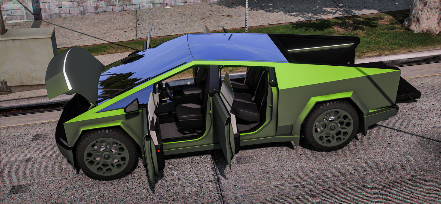 2024 Tesla Cyber Truck "Lil Baby" Replica | 4K Customs