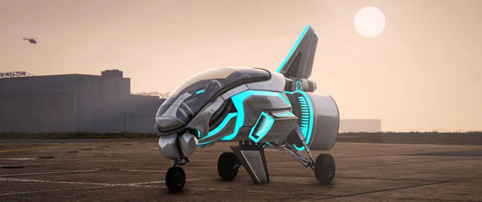 Spaceship Aircraft E-45 [Animated Lights] | JPM Customs