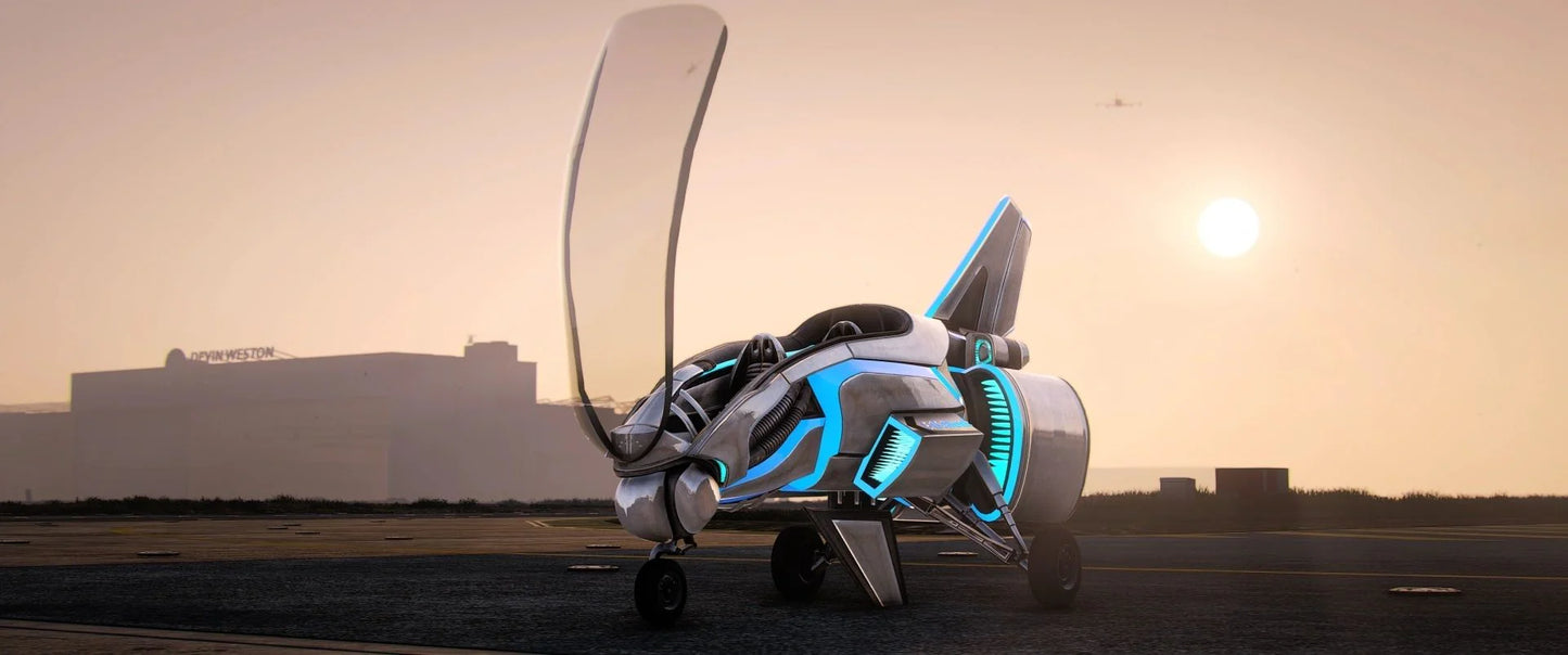 Spaceship Aircraft E-45 [Animated Lights] | JPM Customs