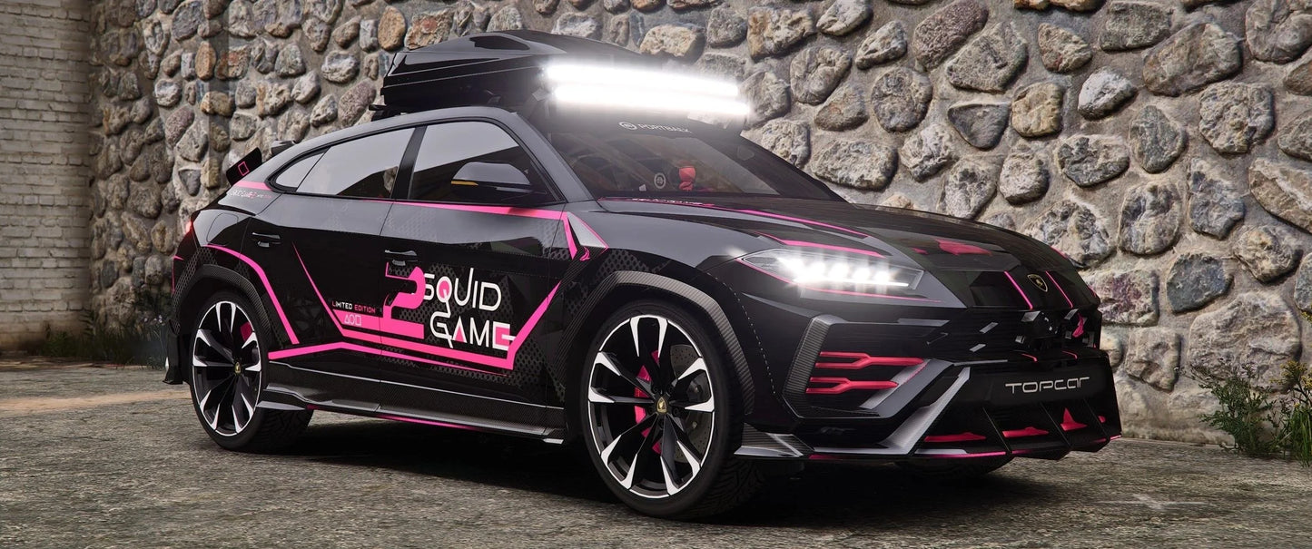 SQUID GAME - LAMBORGHINI URUS [Tuning] [Animated Lights] | Port Baek