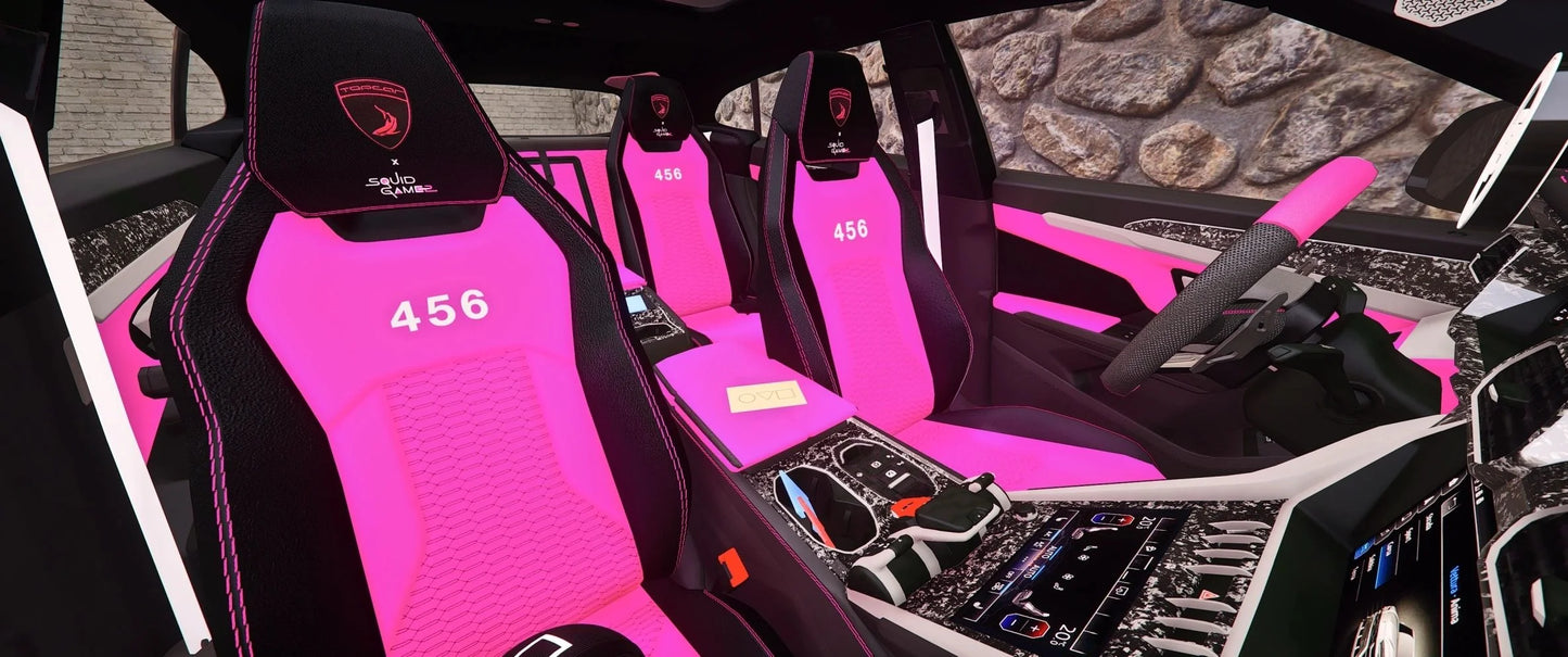 SQUID GAME - LAMBORGHINI URUS [Tuning] [Animated Lights] | Port Baek