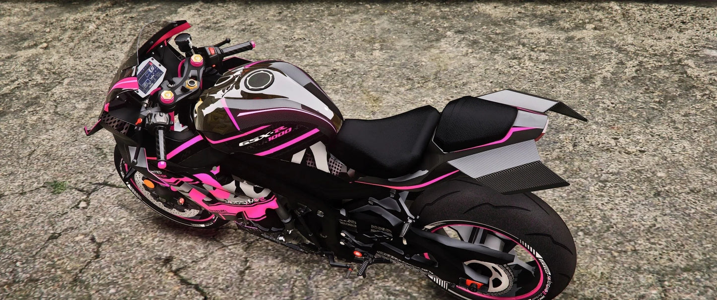 SQUID GAME - SUZUKI GSX-R1000R [Tuning] [Animated Lights] | Port Baek