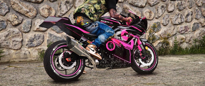 SQUID GAME - SUZUKI GSX-R1000R [Tuning] [Animated Lights] | Port Baek