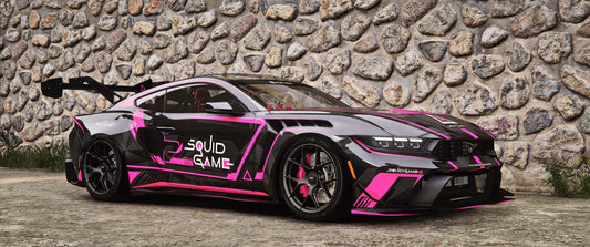 SQUID GAME - FORD MUSTANG GTD 2025 [Animated Lights] | Game's Cafe