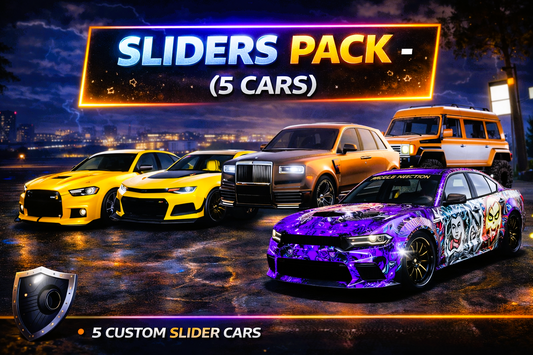 Sliders Pack - (5 cars)