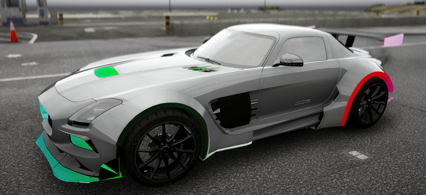 Mercedes Benz SLS RGB Lights | LilMB