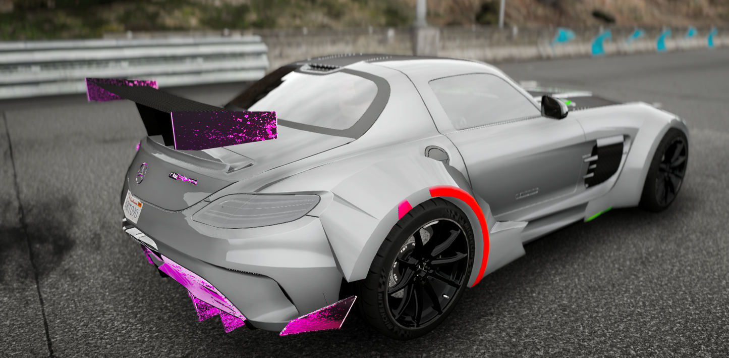 Mercedes Benz SLS RGB Lights | LilMB