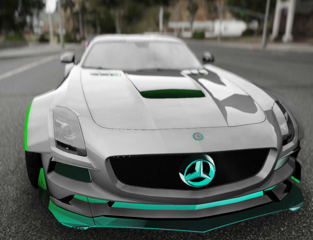 Mercedes Benz SLS RGB Lights | LilMB