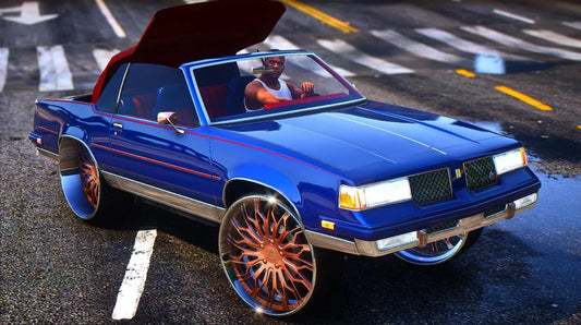 Tiarra Luxury Grilles Oldsmobile Cutlass on Rucci Forged (Animated Roof) | PNUT Customs