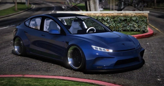 Tesla Model 3 Widebody Plaid Swap