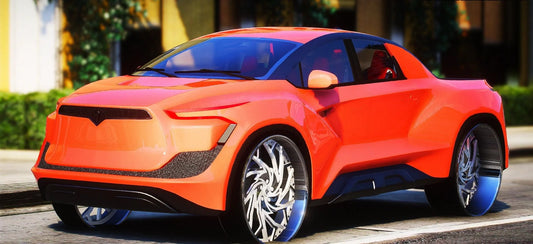 Tesla Model P On Ruccis | PNUT Customs