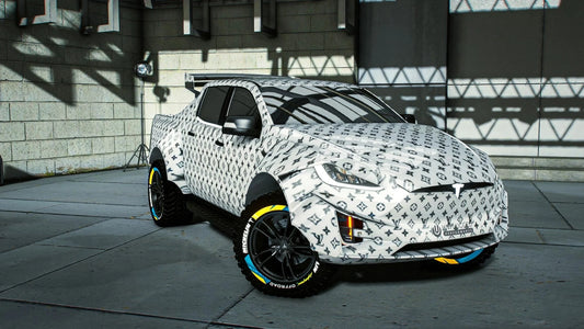 Tesla Model X P90D Pickup Custom (14 Livery) | WZChichiLopeez