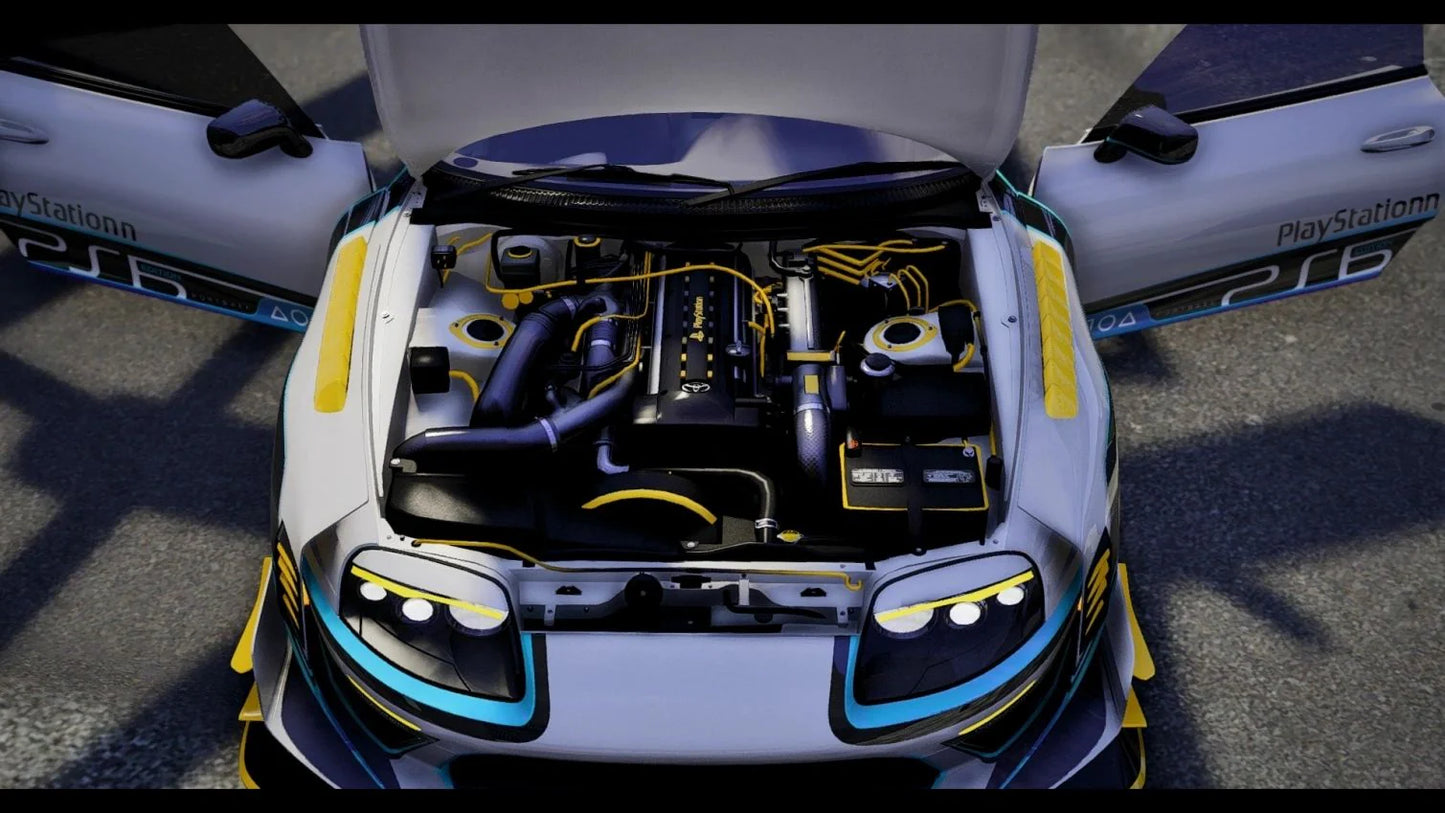 Toyota Supra A90 Hycade PS6 Edition Animated Lights [+100 Tuning Parts] | Port Baek