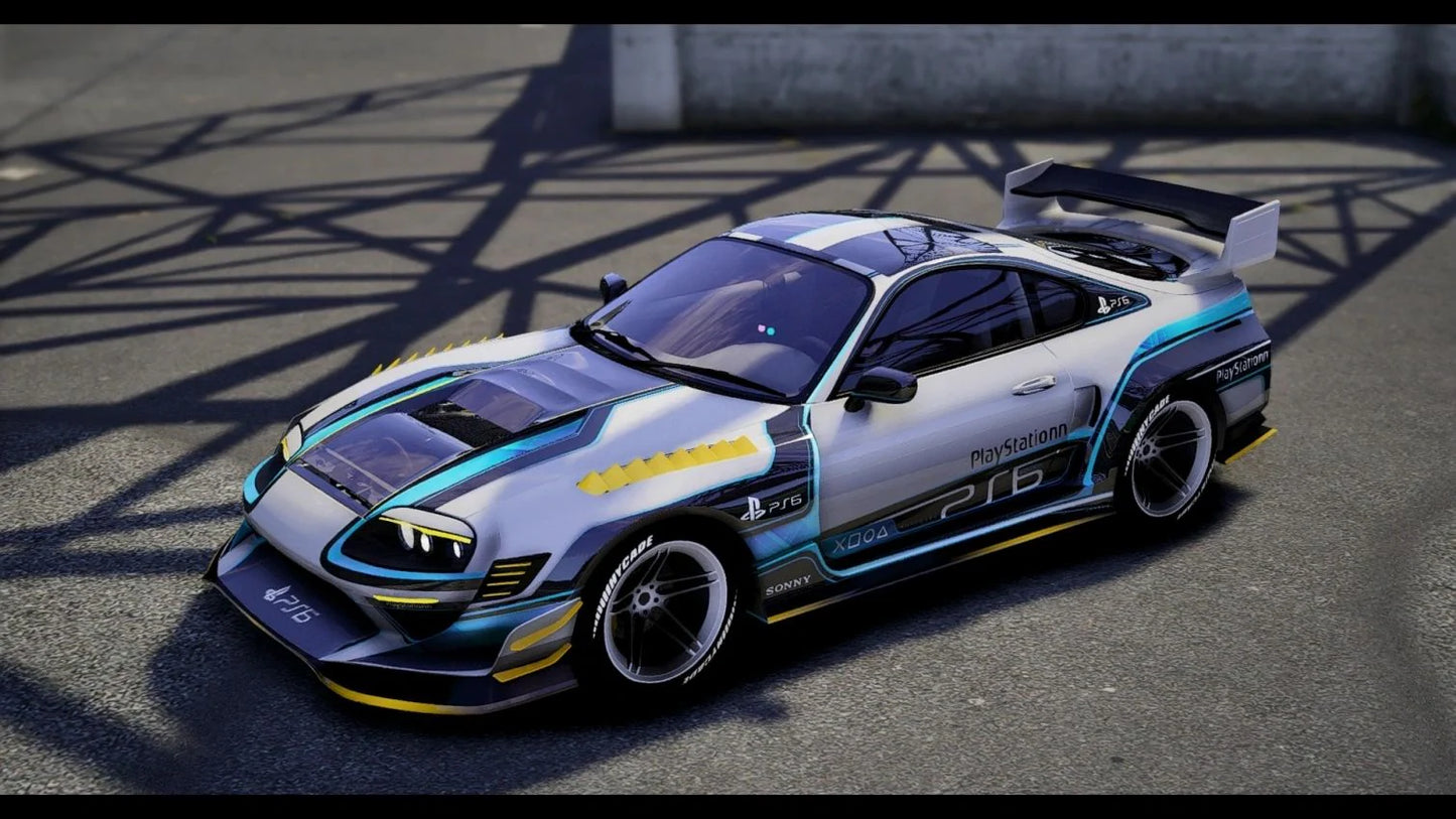 Toyota Supra A90 Hycade PS6 Edition Animated Lights [+100 Tuning Parts] | Port Baek