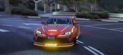 TOYOTA SUPRA (A90 )Animated light + logos