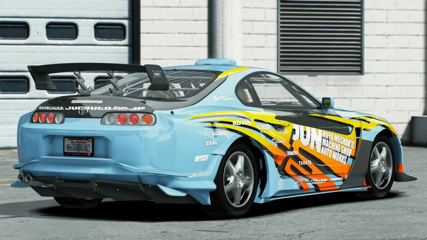 Toyota Supra Mk4 (200 Tuning Parts + 18 Livery) | DirkK4