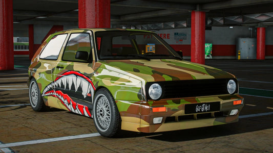 Volkswagen Golf GTI MK2 WB Custom Livery (4 Livery) | Ikx3