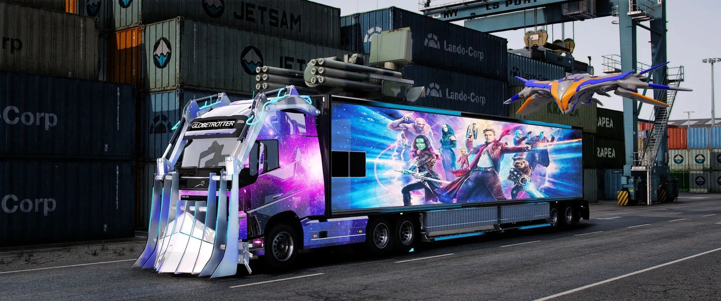 Volvo FH 460 10X10 Guardian of the Galaxy Edition [Dinamic Lights] | Kick Store