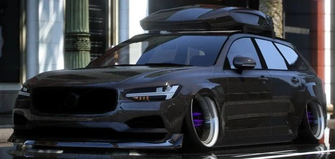 Volvo V90 Widebody Stanced 6 Seater | sly