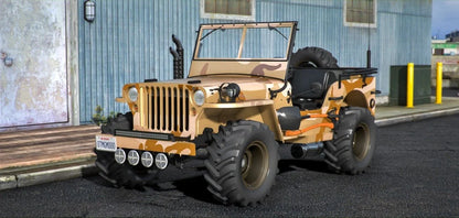 (Debadged) Willy's MB Jeep Off-Road | BCF Customs
