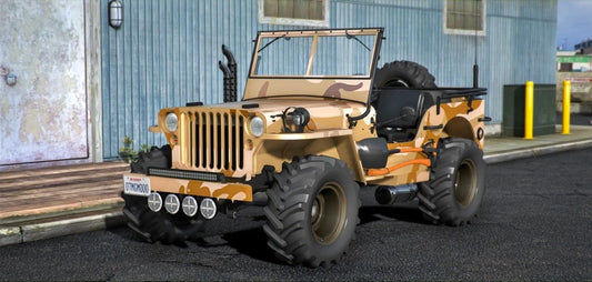 (Debadged) Willy's MB Jeep Off-Road | BCF Customs