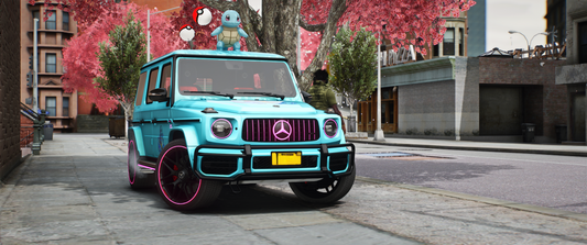 Mercedes-Benz G63 AMG Squirtle Edition | Poke Bulds