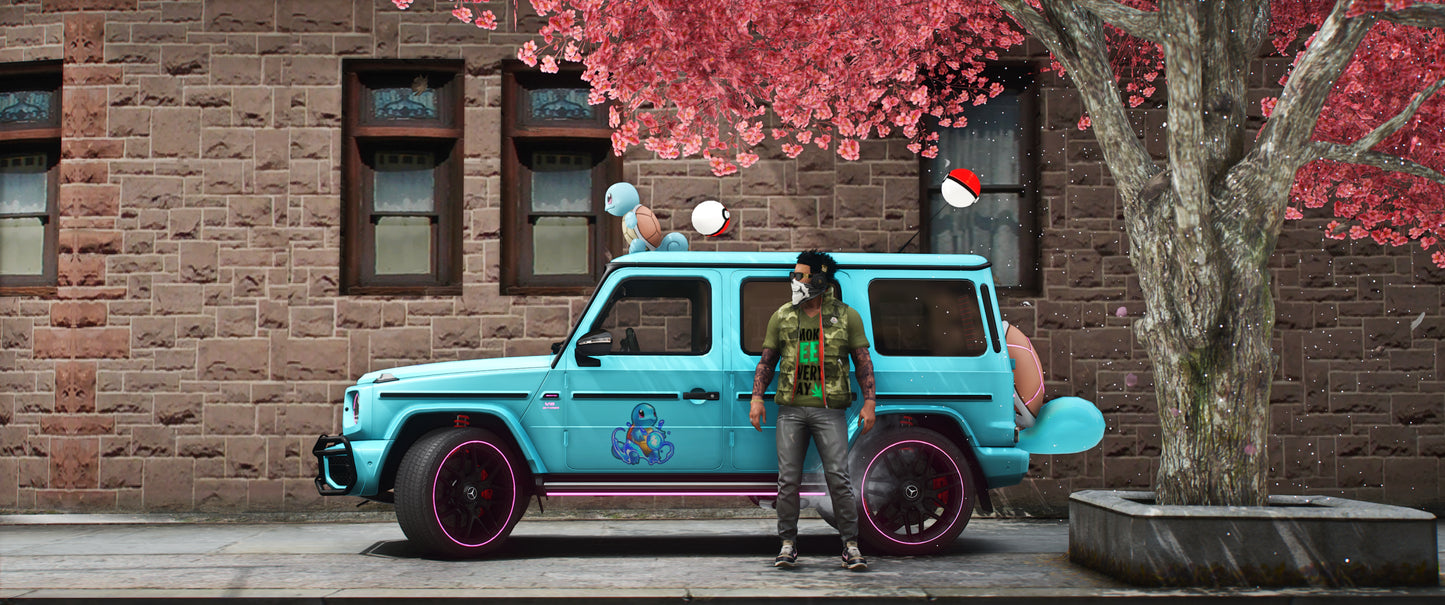 Mercedes-Benz G63 AMG Squirtle Edition | Poke Bulds