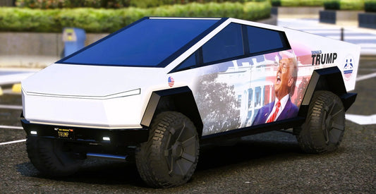 (Debadged) Tesla Cybertruck "TRUMP" | Tony´s Custom