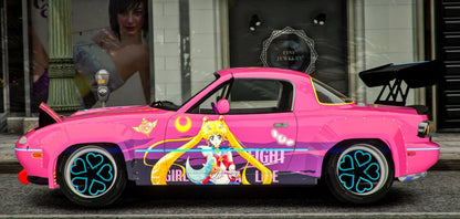 Mazda Miata MX 5 Sailor Moon Livery & Animated Lights | Gamer´s Cafe