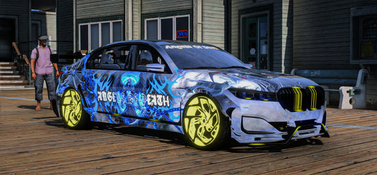 BMW B7 Alpina Angels of Death [Dinamic Lights] | VelVox