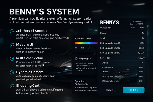 Bennys System Script