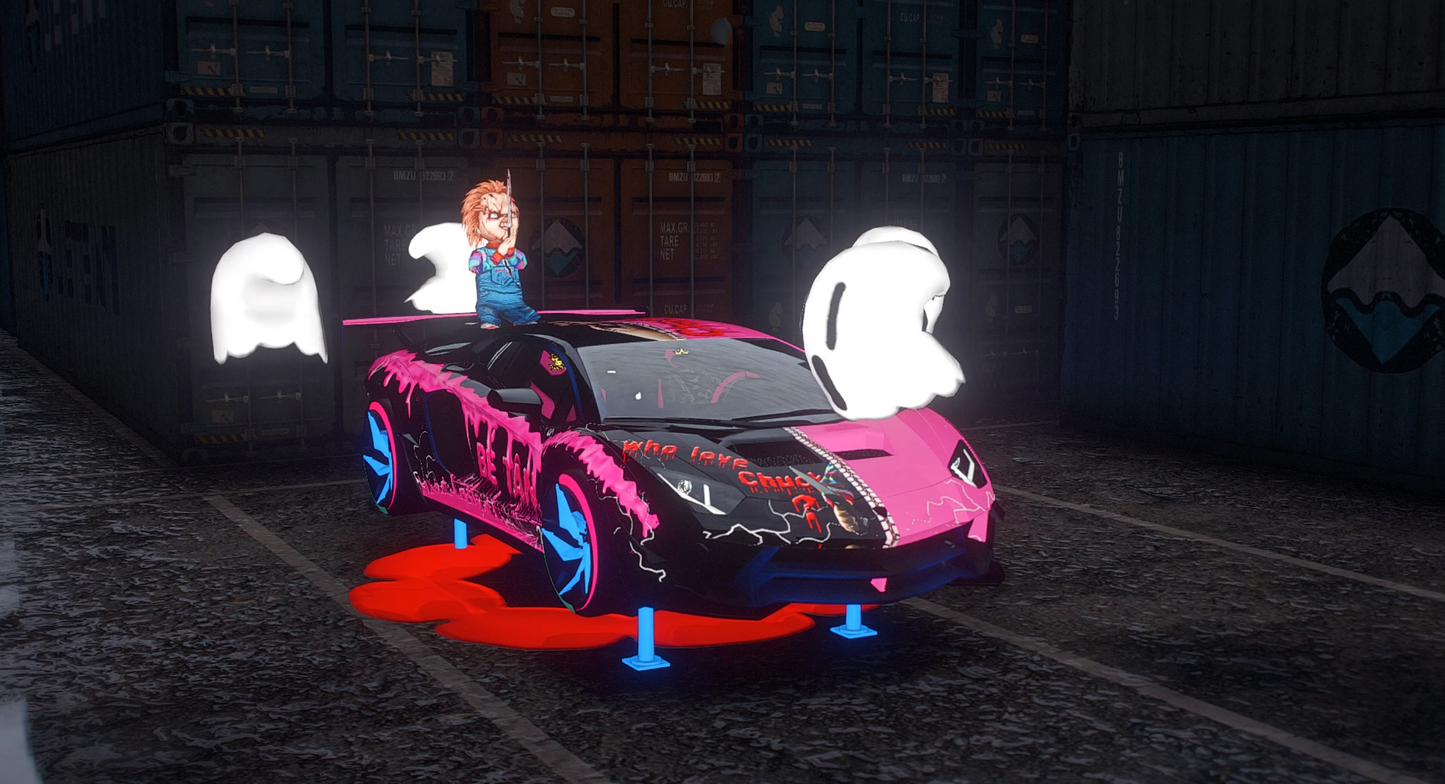 Lamborghini Aventador LP-750 SV x Chucky [Dinamic RGB Lights] | Kick Store