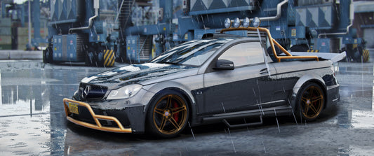 Mercedes C63 Pickup | Bleed