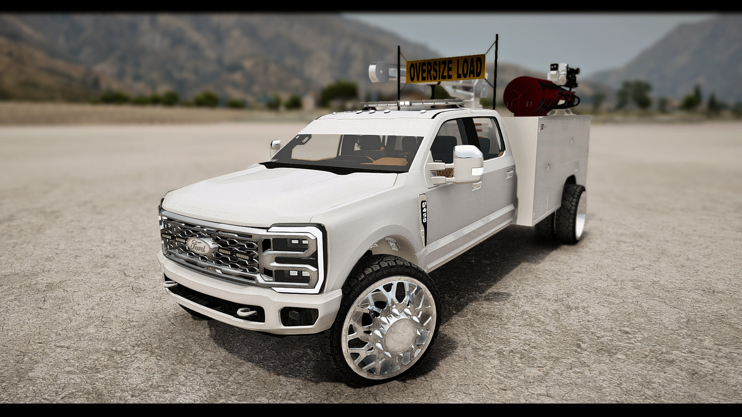 Ford F-450 Platinum Lifted Reserve Dually Service Truck | Chuckk Customs