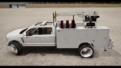 Ford F-450 Platinum Lifted Reserve Dually Service Truck | Chuckk Customs