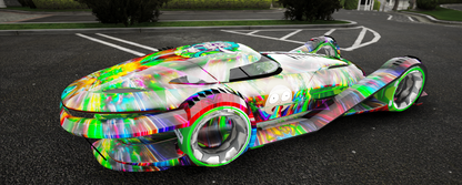 (Debadged) Mercedes-Benz Silver Arrow Concept Rick and Morty | Dr Custom