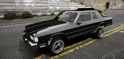 (Debadged) Chevy Caprice 1989 Lowrider | Unlistickz