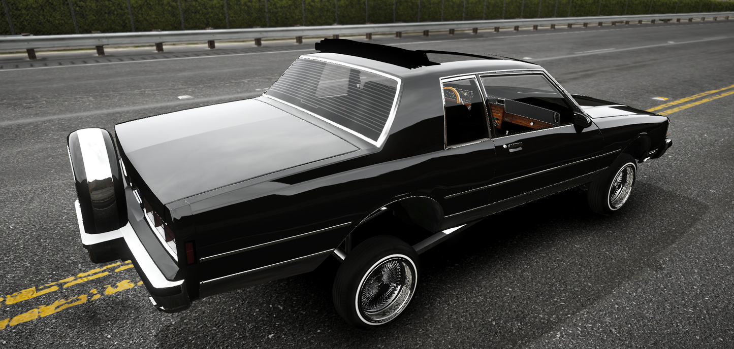 (Debadged) Chevy Caprice 1989 Lowrider | Unlistickz