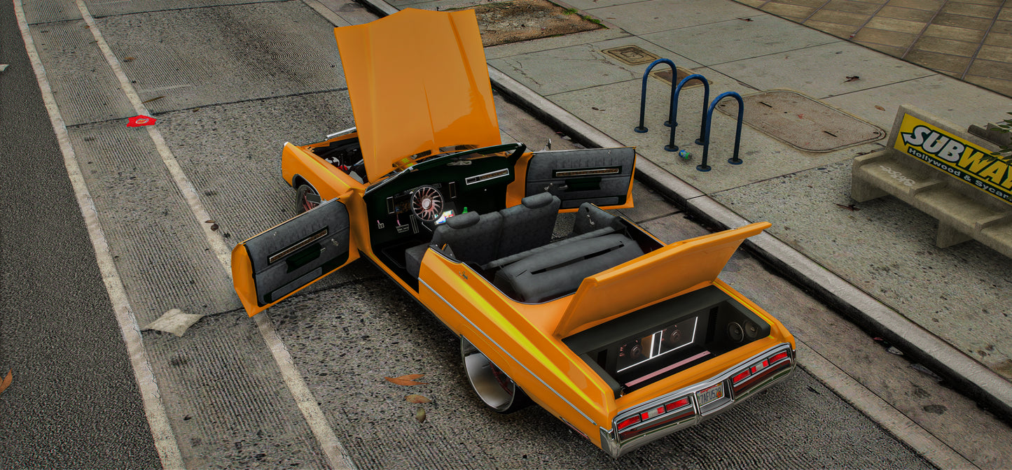 Chevy Impala 1972 Cabrio On Forgiatos | DDC Cars