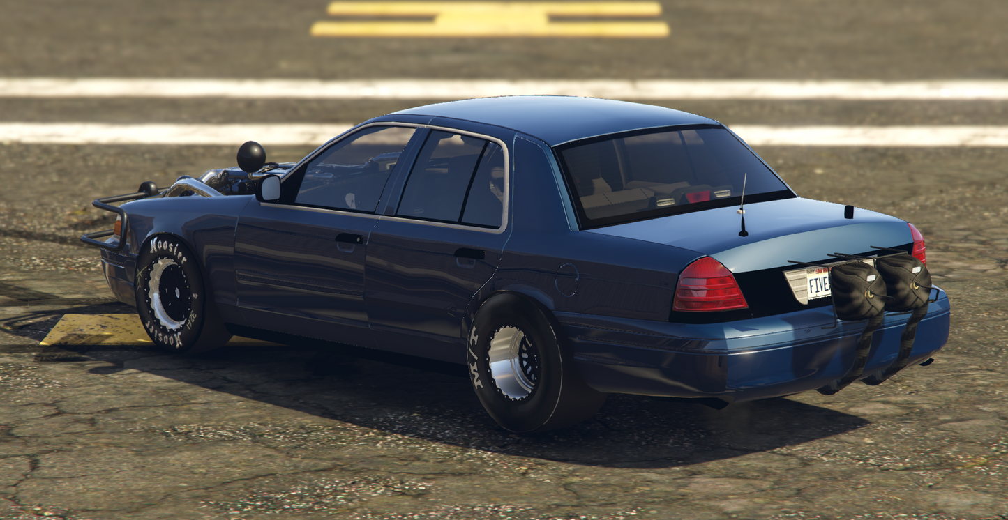 (Debadged) Ford Crown Victoria Drag | Lennon