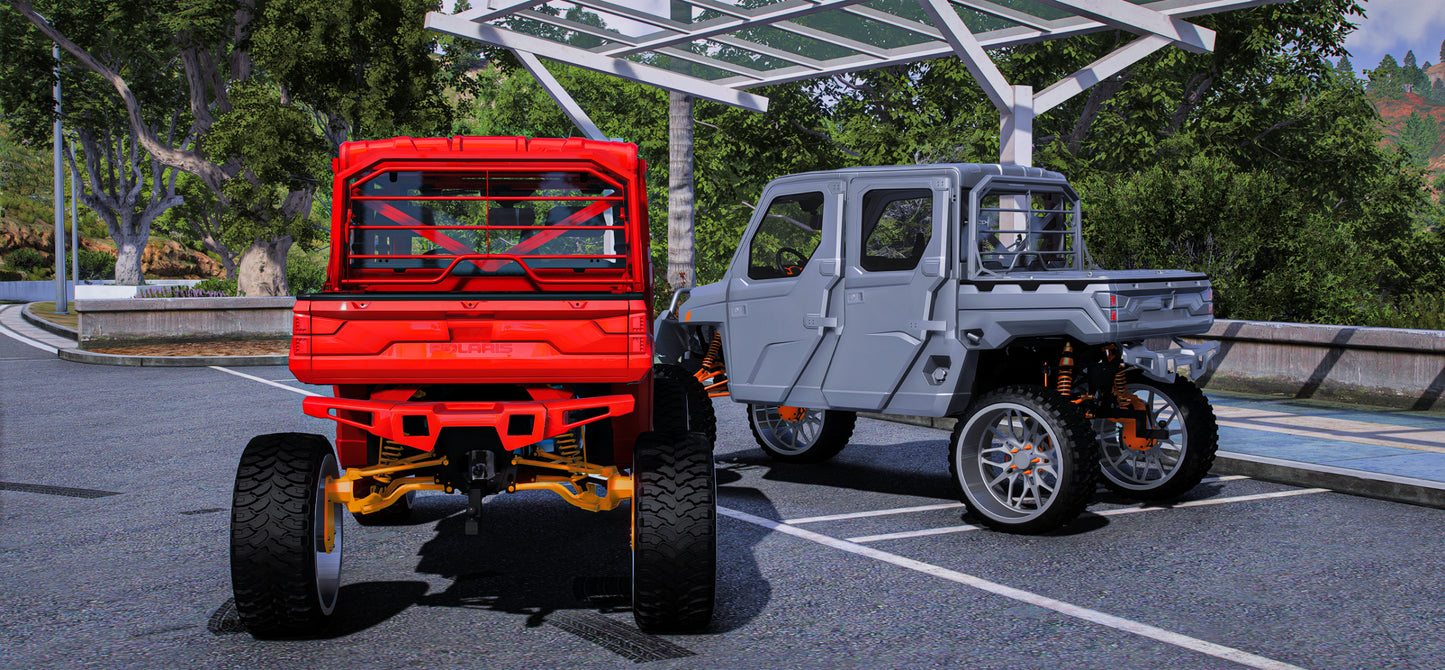 Polaris Ranger with JTX Wheels (4 Seater) | Castillo Mods