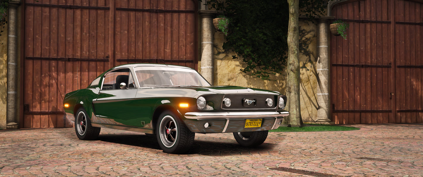 Ford Mustang Bullit Vert 1967 | Elcreador