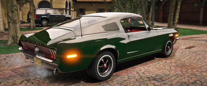 Ford Mustang Bullit Vert 1967 | Elcreador
