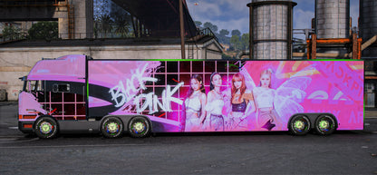Black Pink Truck Livery | E&D Customs