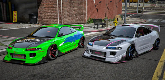 Mitsubishi Eclipse Fast Furious [90+ Tuning Parts] [Dinamic Lights] | Port Baek