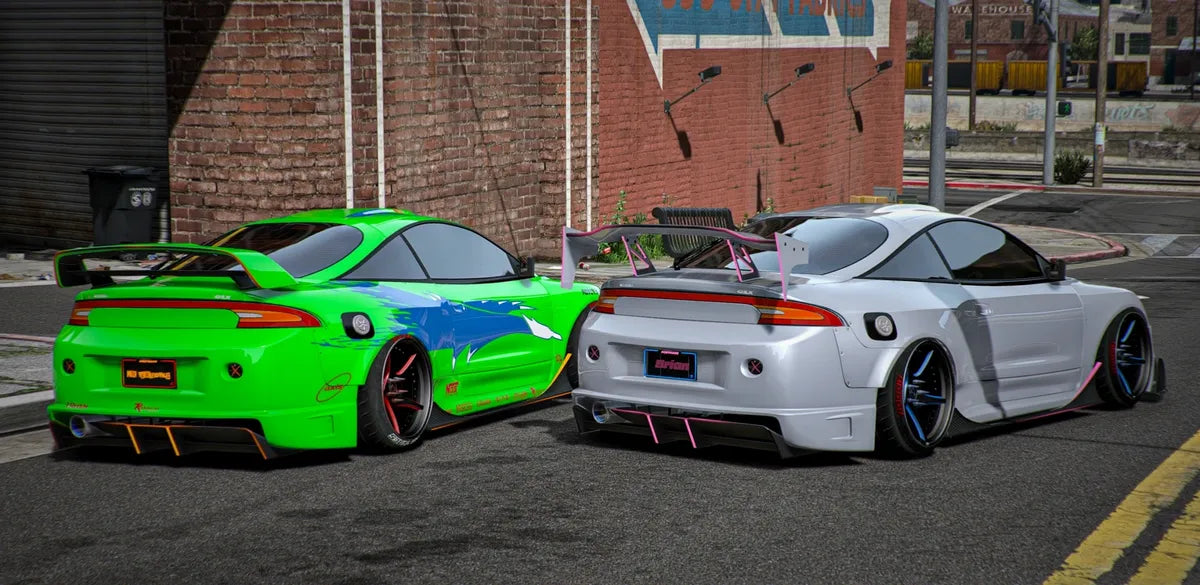 Mitsubishi Eclipse Fast Furious [90+ Tuning Parts] [Dinamic Lights] | Port Baek