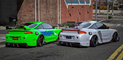 Mitsubishi Eclipse Fast Furious [90+ Tuning Parts] [Dinamic Lights] | Port Baek