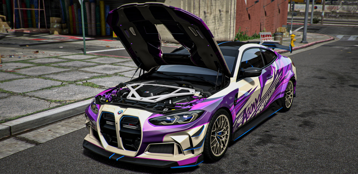BMW M4 AGONY Venom [42+ Tuning Parts] [Dinamic Lights] | Port Baek