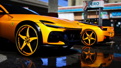 2023 Ferrari Purosangue on Forgiatos v2 | PNUT Customs - pnutangue23