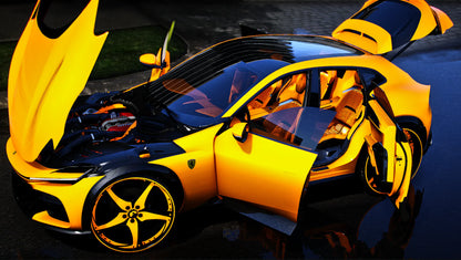 2023 Ferrari Purosangue on Forgiatos v2 | PNUT Customs - pnutangue23